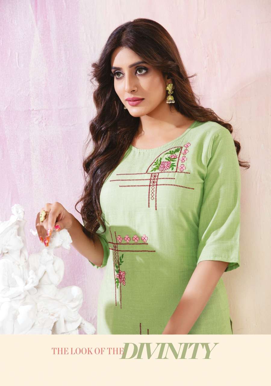 WANNA PRESENT ALISSA 7 FANCY KURTI WITH PLAZO IN WHOLESALE PRICE IN SURAT - SAI DRESSES