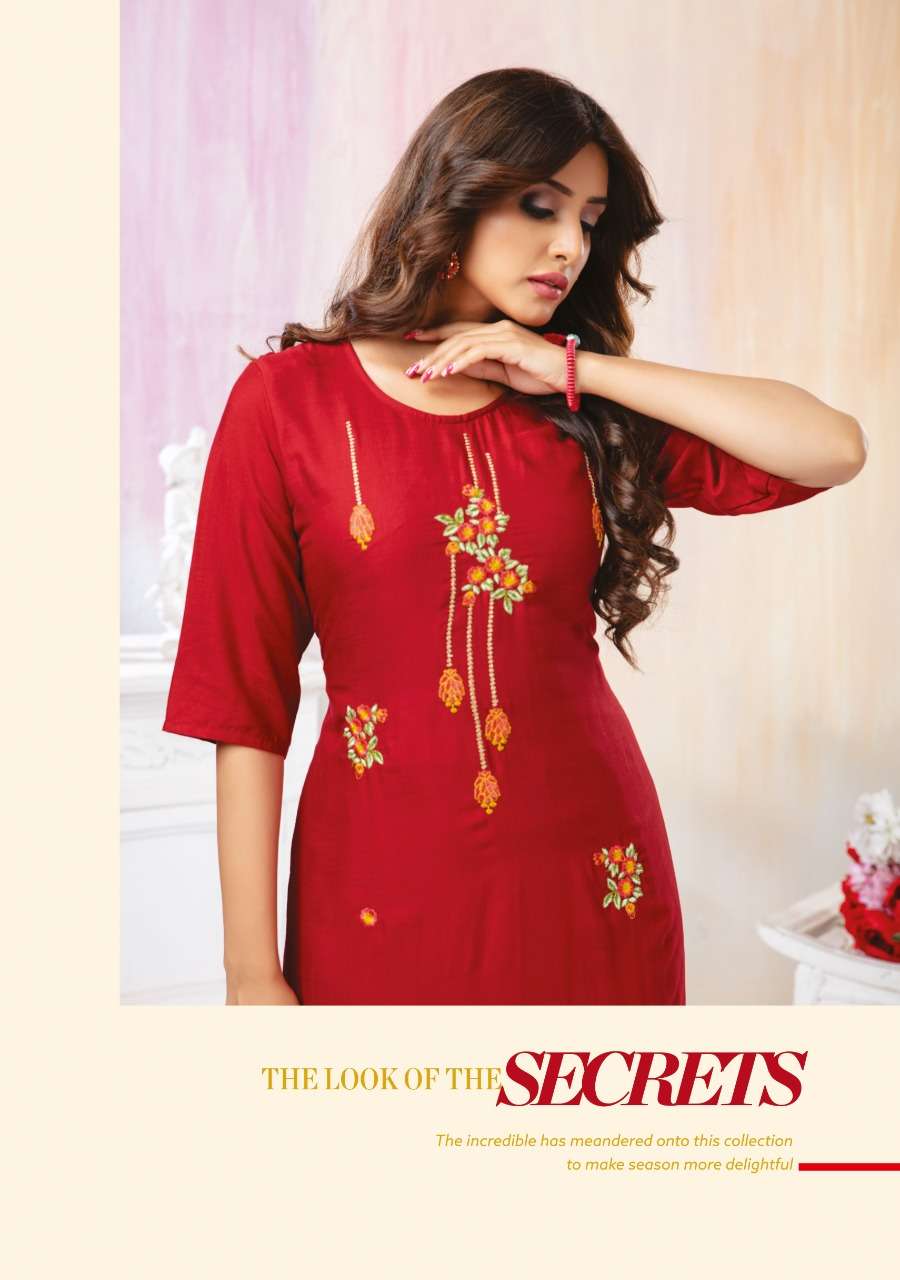 WANNA PRESENT ALISSA 7 FANCY KURTI WITH PLAZO IN WHOLESALE PRICE IN SURAT - SAI DRESSES