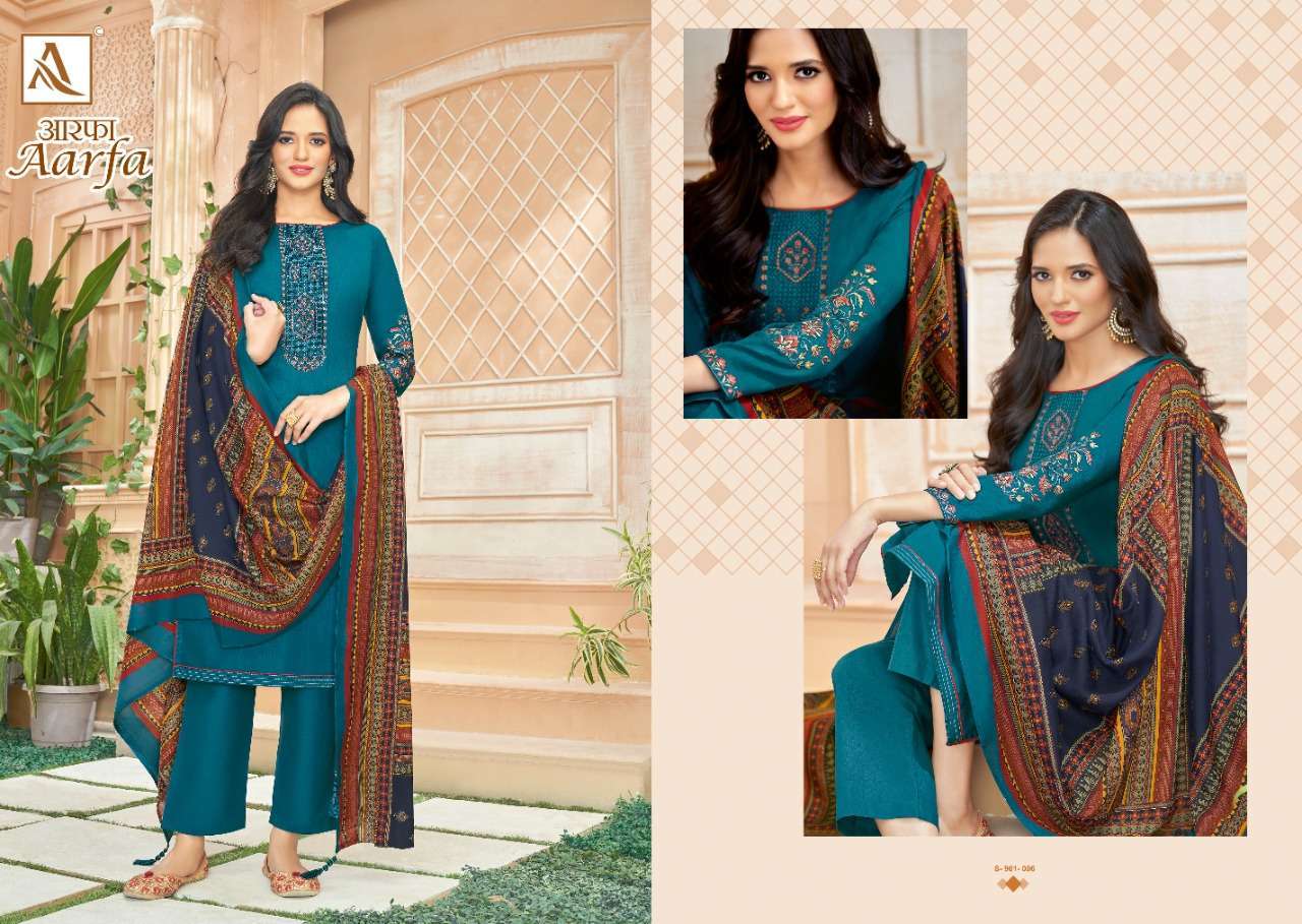 ALOK SUITS PRESENT AARFA PURE JAM COTTON PRINTED DAILY WEAR SALWAR SUITS IN WHOLESALE PRICE IN SURAT - SAI DRESSES