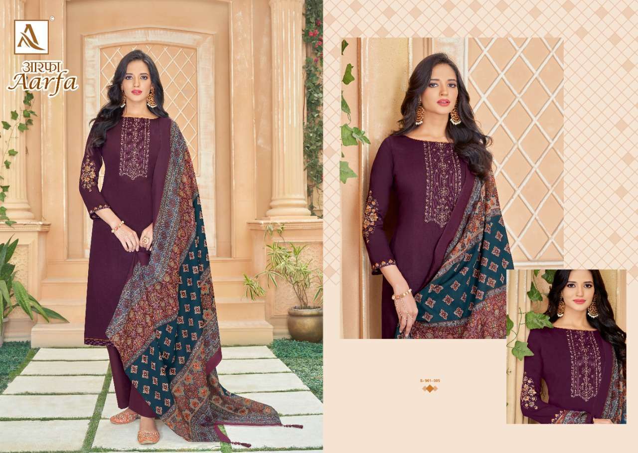 ALOK SUITS PRESENT AARFA PURE JAM COTTON PRINTED DAILY WEAR SALWAR SUITS IN WHOLESALE PRICE IN SURAT - SAI DRESSES