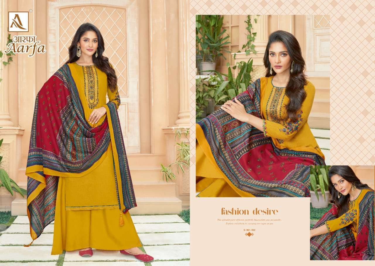 ALOK SUITS PRESENT AARFA PURE JAM COTTON PRINTED DAILY WEAR SALWAR SUITS IN WHOLESALE PRICE IN SURAT - SAI DRESSES