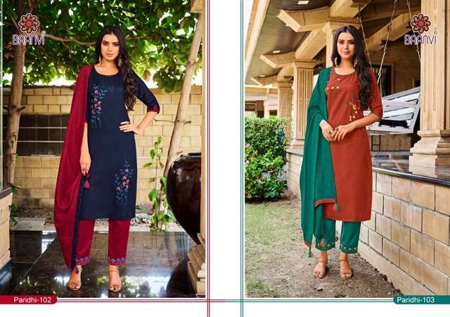 BAANVI PRESENT PARIDHI VOL 1 READYMADE PANT STYLE DRESS IN WHOLESALE PRICE IN SURAT - SAI DRESSES