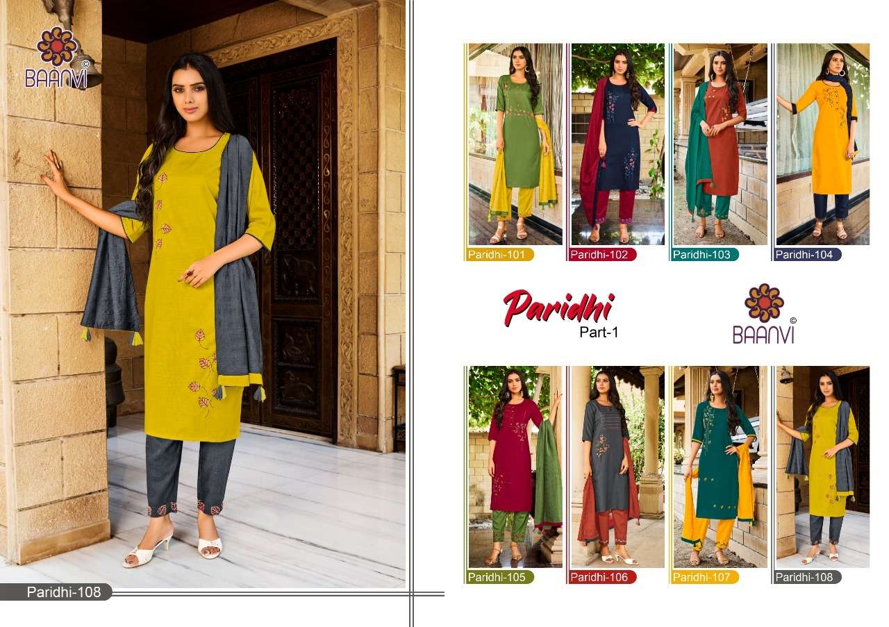 BAANVI PRESENT PARIDHI VOL 1 READYMADE PANT STYLE DRESS IN WHOLESALE PRICE IN SURAT - SAI DRESSES