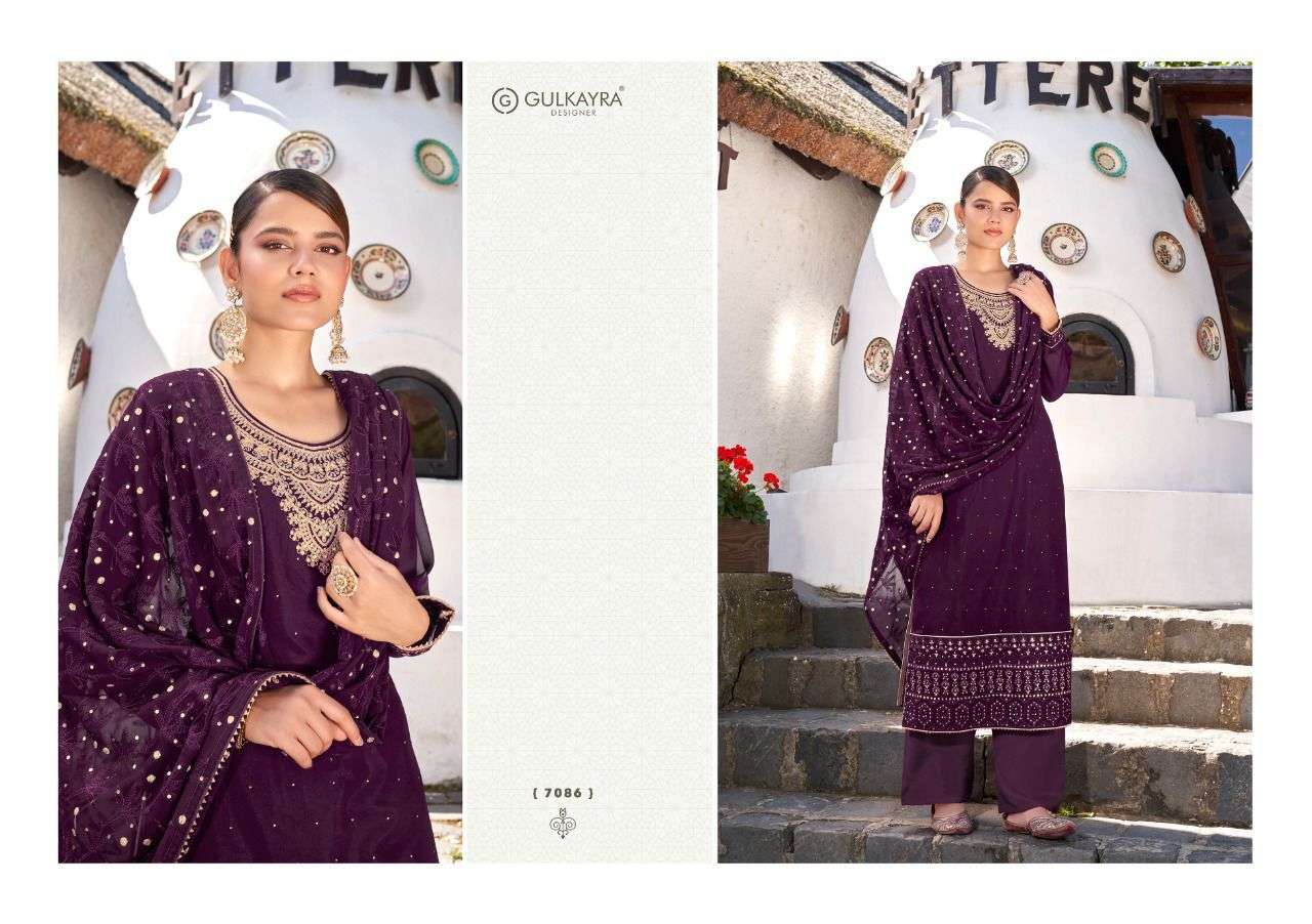 GULKAYRA DESIGNER PRESENT MARYA SEMI STITCHED PARTY WEAR DESIGNER SALWAR SUITS IN WHOLESALE PRICE IN SURAT - SAI DRESSES