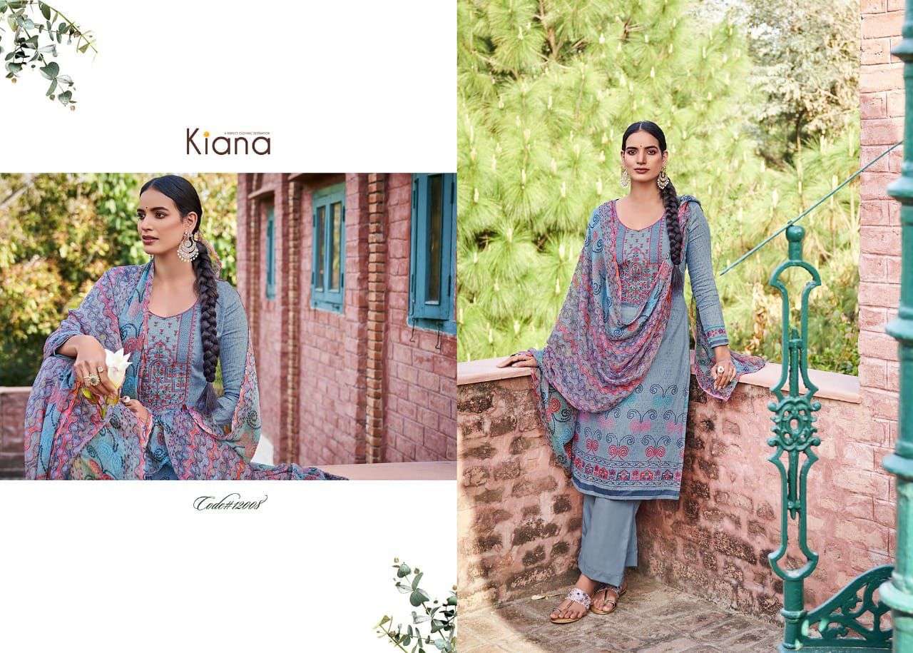 KIANA PRESENT KASHISH SUMMER COLLECTION VOL 12 COTTON DAILY WEAR SALWAR SUITS IN WHOLESALE PRICE IN SURAT - SAI DRESSES