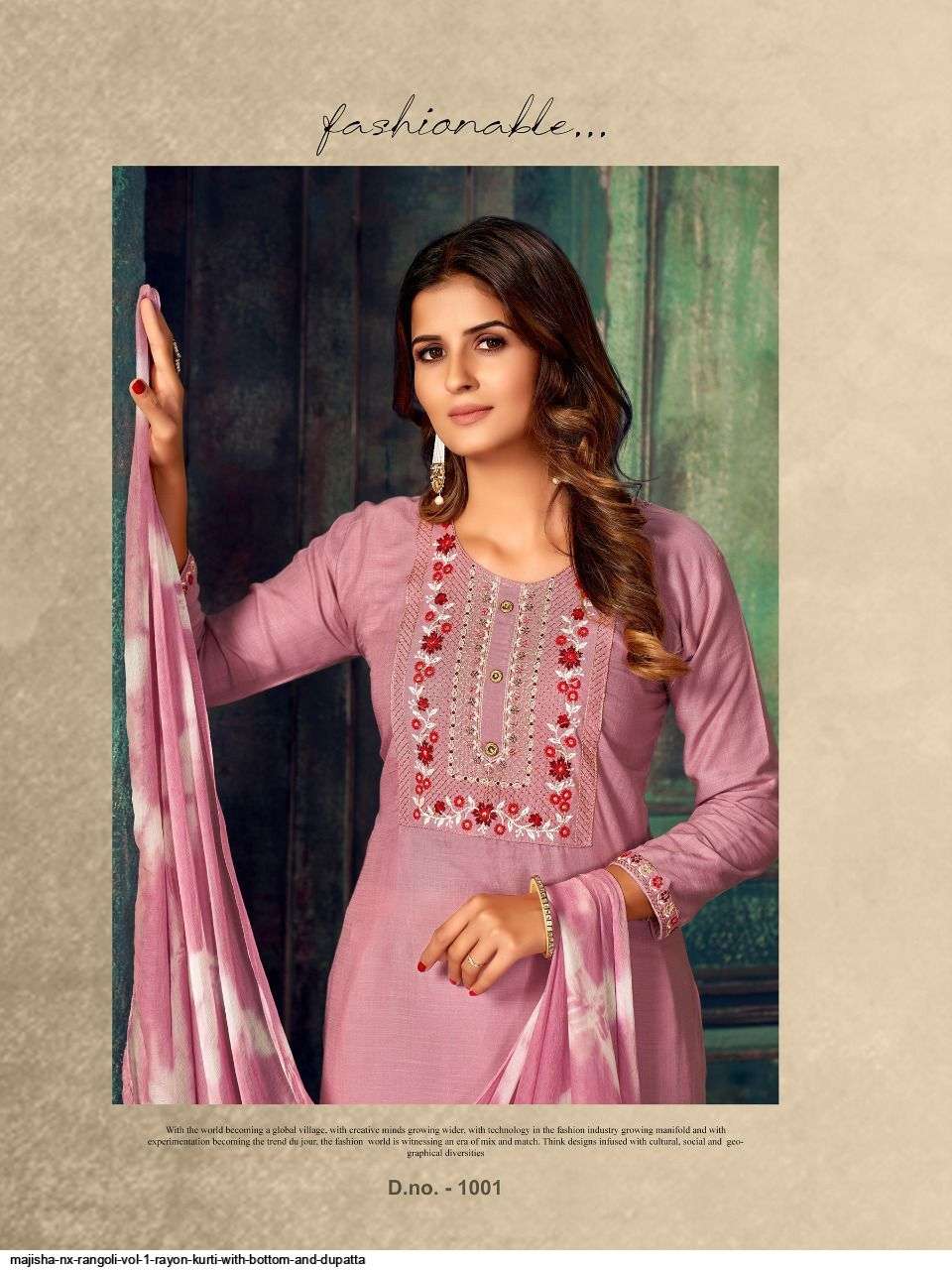 majisha nx present rangoli vol 1 rayon designer kurti pant with dupatta in wholesale price in surat sai dresses 1 2022 08 24 14 17 42