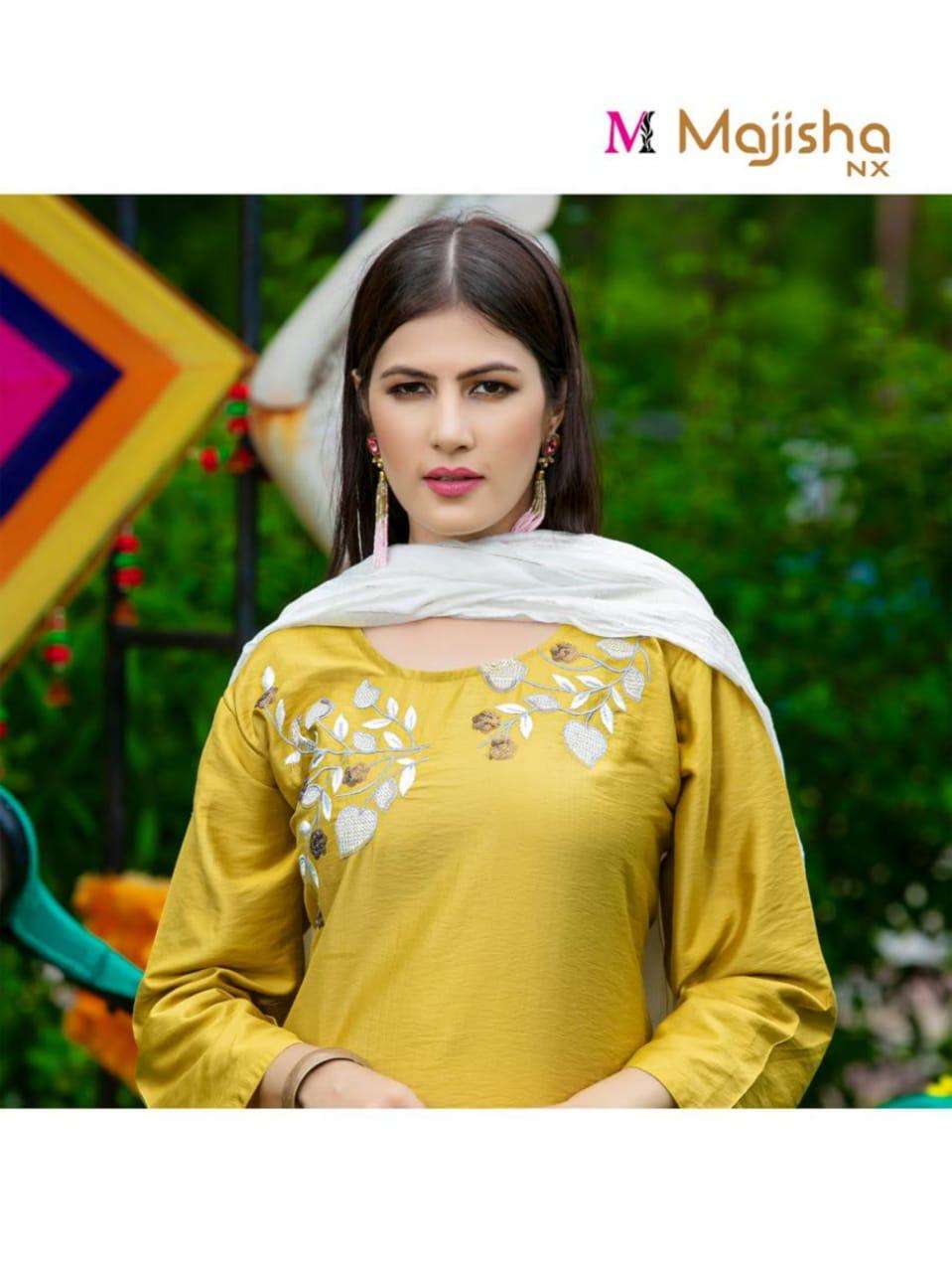 MAJISHA NX PRESENT SERINA VOL 1 READYMADE PANT STYLE DESIGNER SUITS IN WHOLESALE PRICE IN SURAT - SAI DRESSES