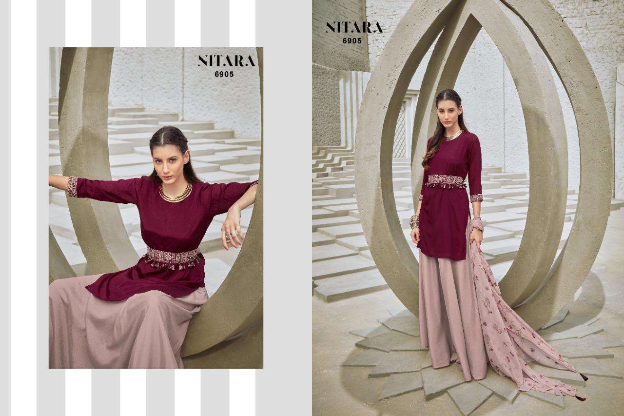 NITARA PRESENTS SPARKLES VOL 10 KURTI SKIRT WITH DUPATTA IN WHOLESALE PRICE IN SURAT - SAI DRESSES