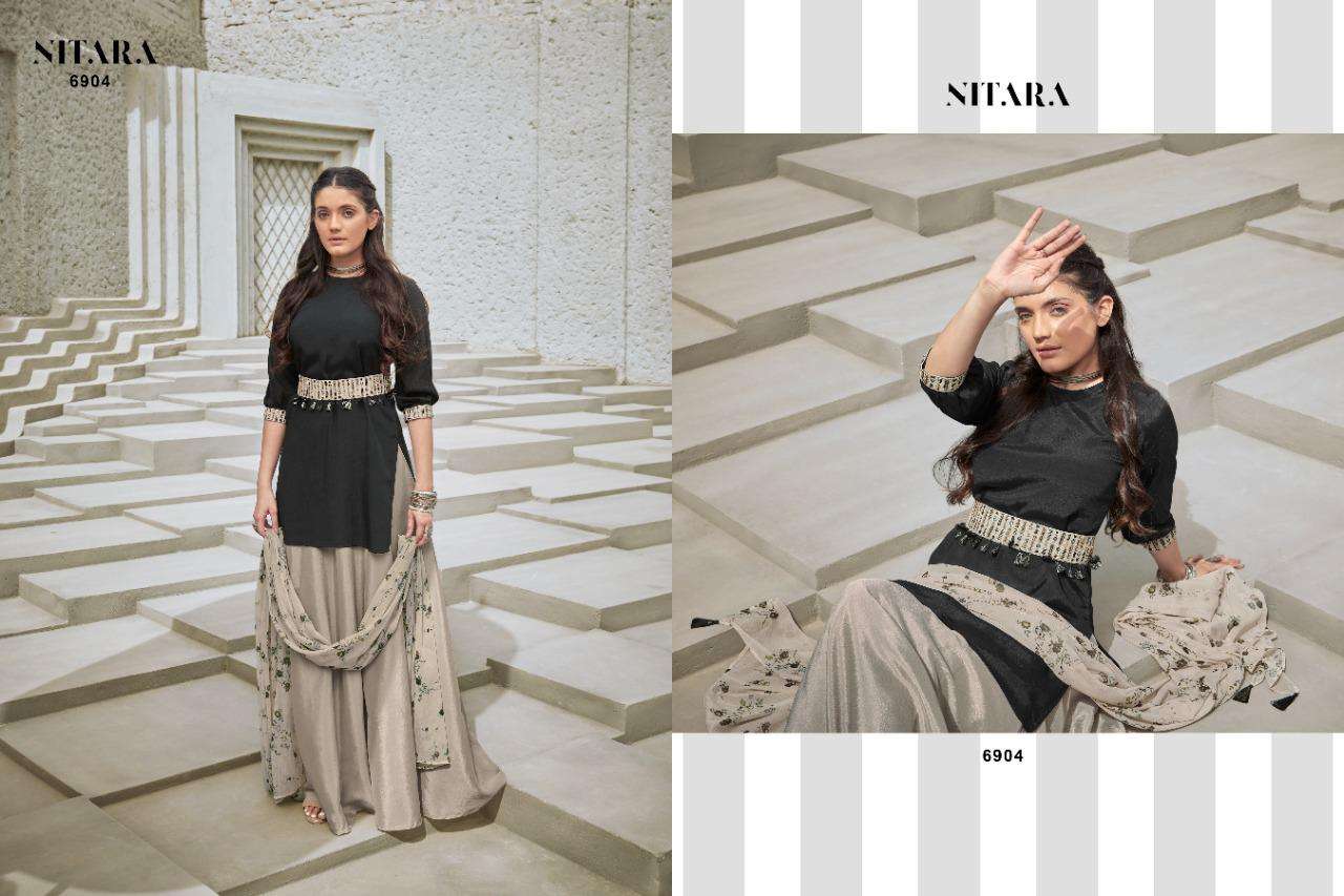 NITARA PRESENTS SPARKLES VOL 10 KURTI SKIRT WITH DUPATTA IN WHOLESALE PRICE IN SURAT - SAI DRESSES