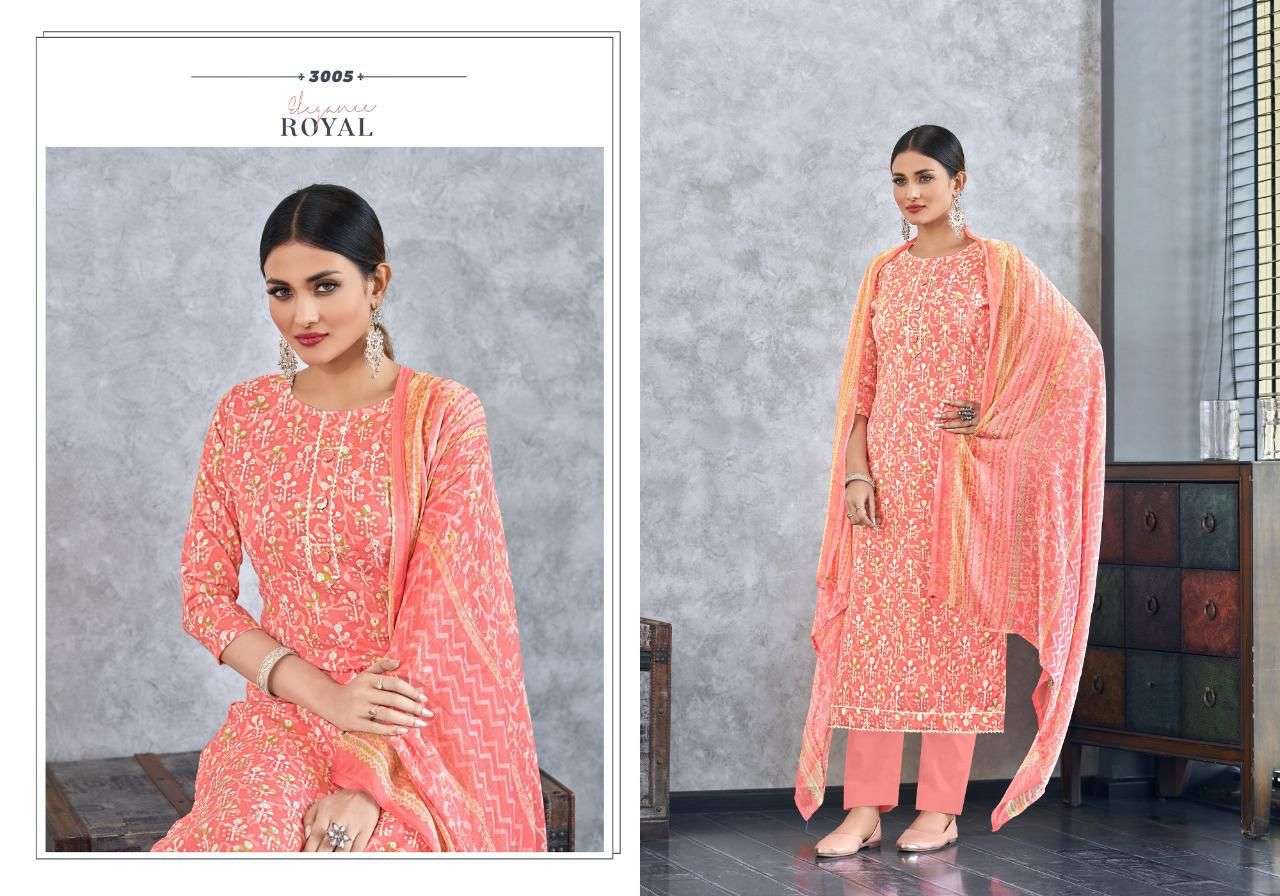 RADHA FAB PRESENT GLAMOUR VOL 3 FOIL PRINTED PANT STYLE DRESS MATERIAL IN WHOLESALE PRICE IN SURAT - SAI DRESSES