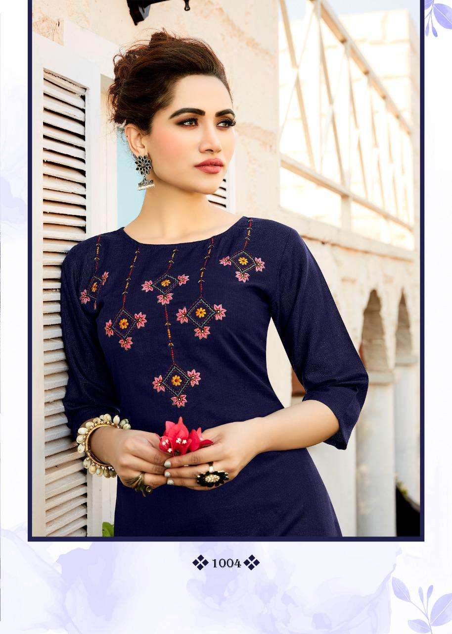 RIYA DESIGNER PRESENT AAFREEN DAILY USE COTTON SIMPLE KURTI IN WHOLESALE PRICE IN SURAT - SAI DRESSES