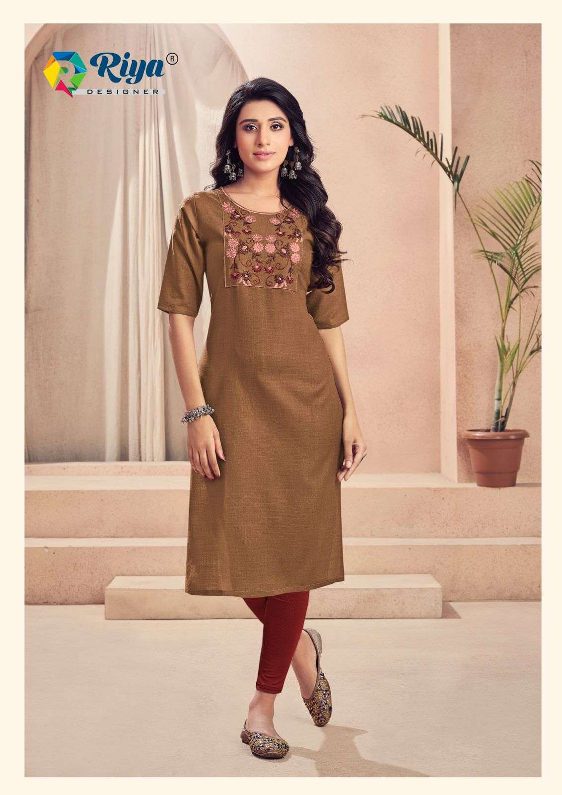 RIYA DESIGNER PRESENT ANTRA VOL 2 DAILY WEAR COTTON FANCY KURTIS IN WHOLESALE PRICE IN SURAT - SAI DRESSES