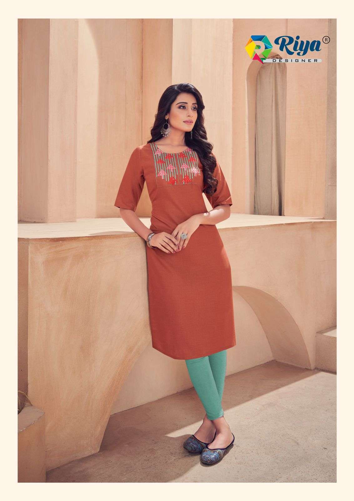 RIYA DESIGNER PRESENT ANTRA VOL 2 DAILY WEAR COTTON FANCY KURTIS IN WHOLESALE PRICE IN SURAT - SAI DRESSES