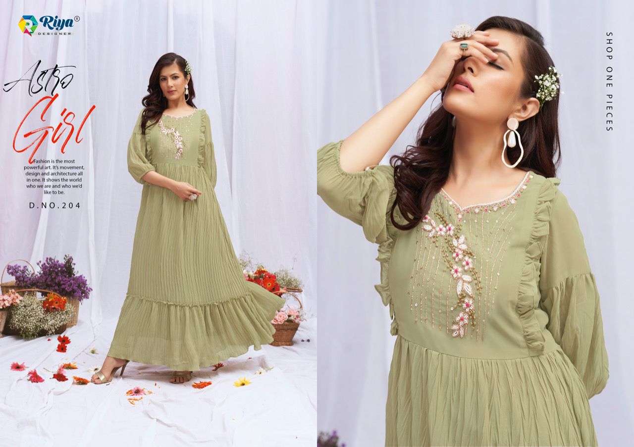 RIYA DESIGNER PRESENT ARTERY VOL 2 READY TO WEAR LONG GOWN STYLE DESIGNER KURTI IN WHOLESALE PRICE IN SURAT - SAI DRESSES