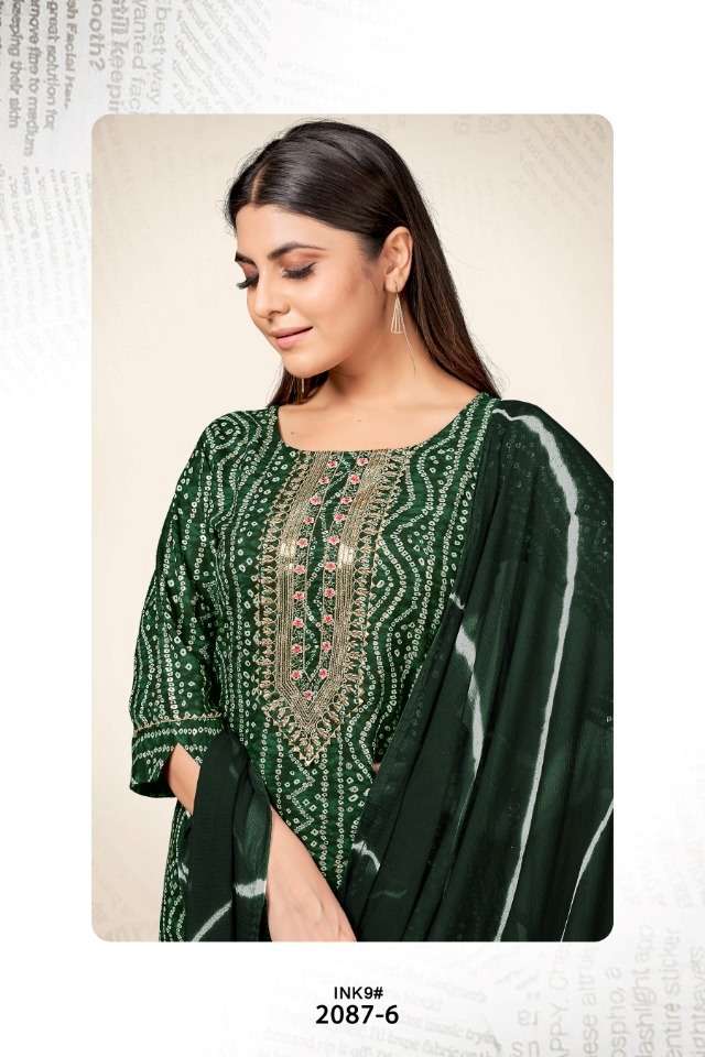 SAI DRESSES PRESENT D.NO 2087-6 COMBO DRESS IN WHOLESALE PRICE IN SURAT - SAI DRESSES