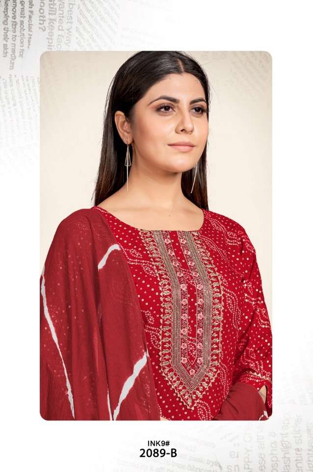 SAI DRESSES PRESENT D.NO 2089-B COMBO DRESS IN WHOLESALE PRICE IN SURAT - SAI DRESSES