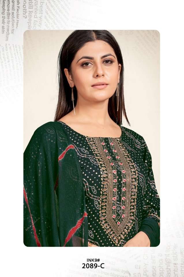 SAI DRESSES PRESENT D.NO 2089-C COMBO DRESS IN WHOLESALE PRICE IN SURAT - SAI DRESSES