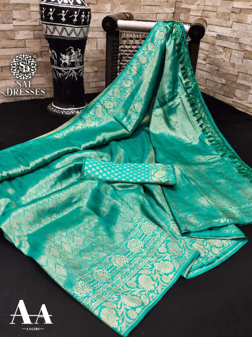 SAI DRESSES PRESENT NYLON SOFT SILK CELEBRITY DESIGNER SAREE IN WHOLESALE RATE IN SURAT