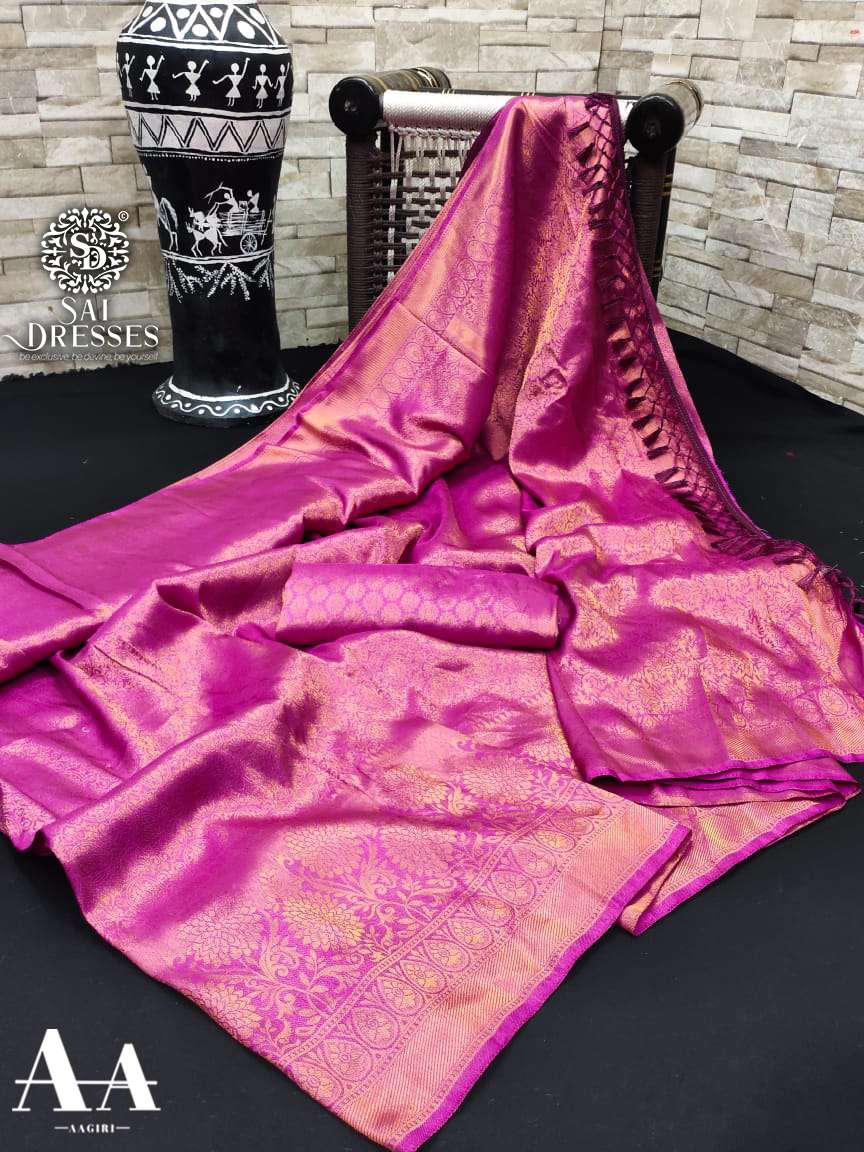 SAI DRESSES PRESENT NYLON SOFT SILK CELEBRITY DESIGNER SAREE IN WHOLESALE RATE IN SURAT