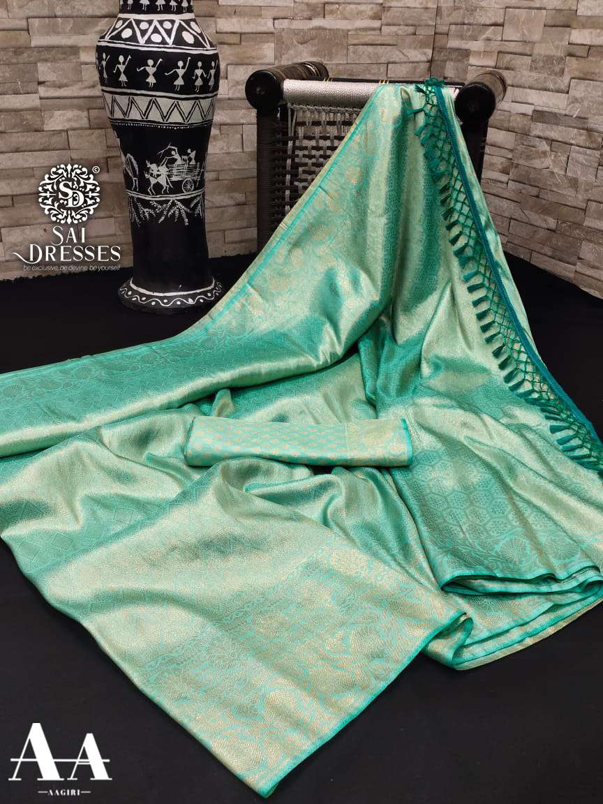 SAI DRESSES PRESENT NYLON SOFT SILK CELEBRITY DESIGNER SAREE IN WHOLESALE RATE IN SURAT