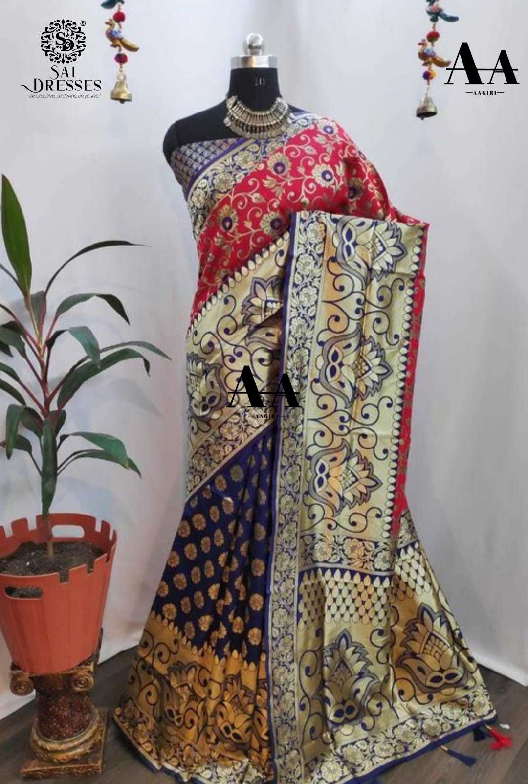 SAI DRESSES PRESENT LITCHI SILK PARTY WEAR DESIGNER SAREE IN WHOLESALE RATE IN SURAT 