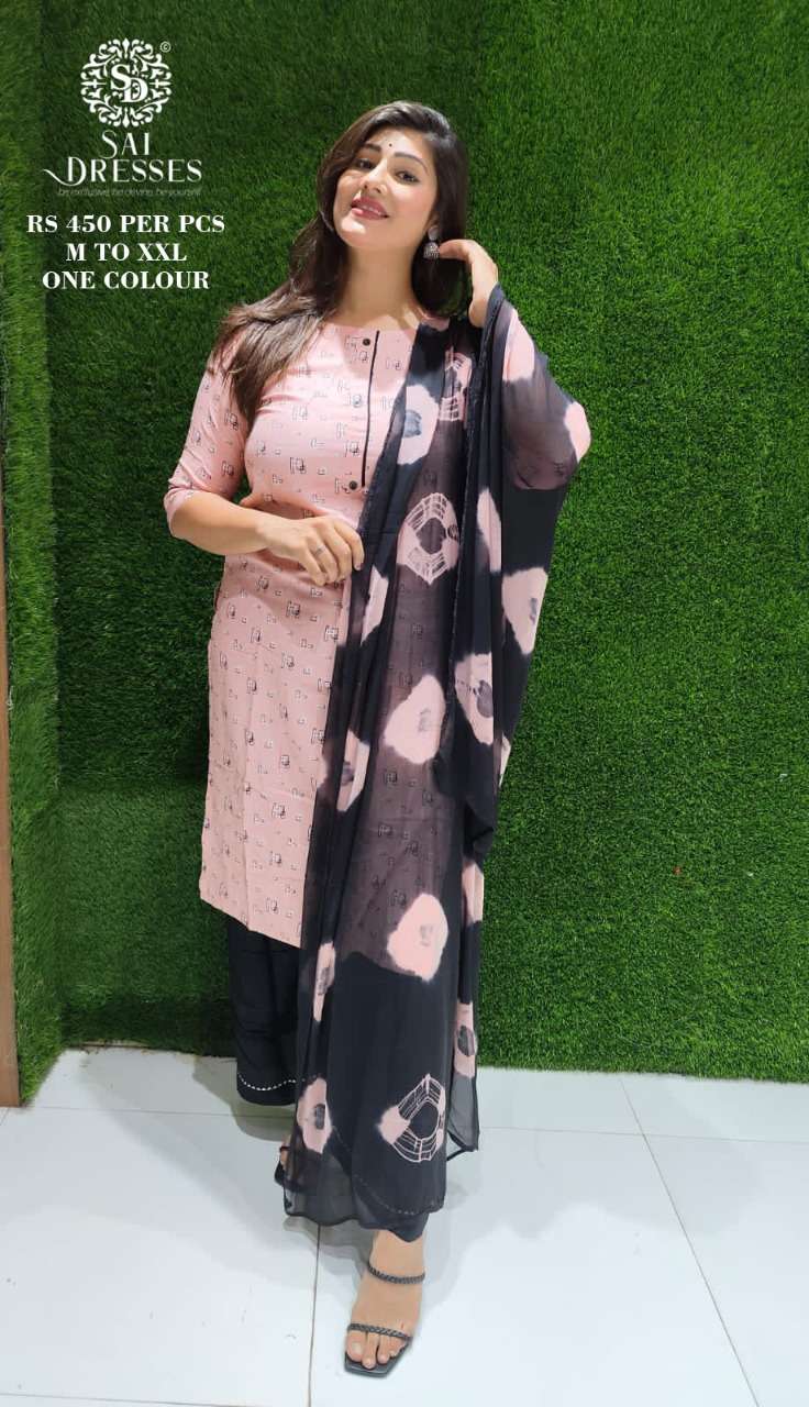 SAI DRESSES PRESENT READY TO WEAR COMBO DRESS IN WHOLESALE RATE IN SURAT