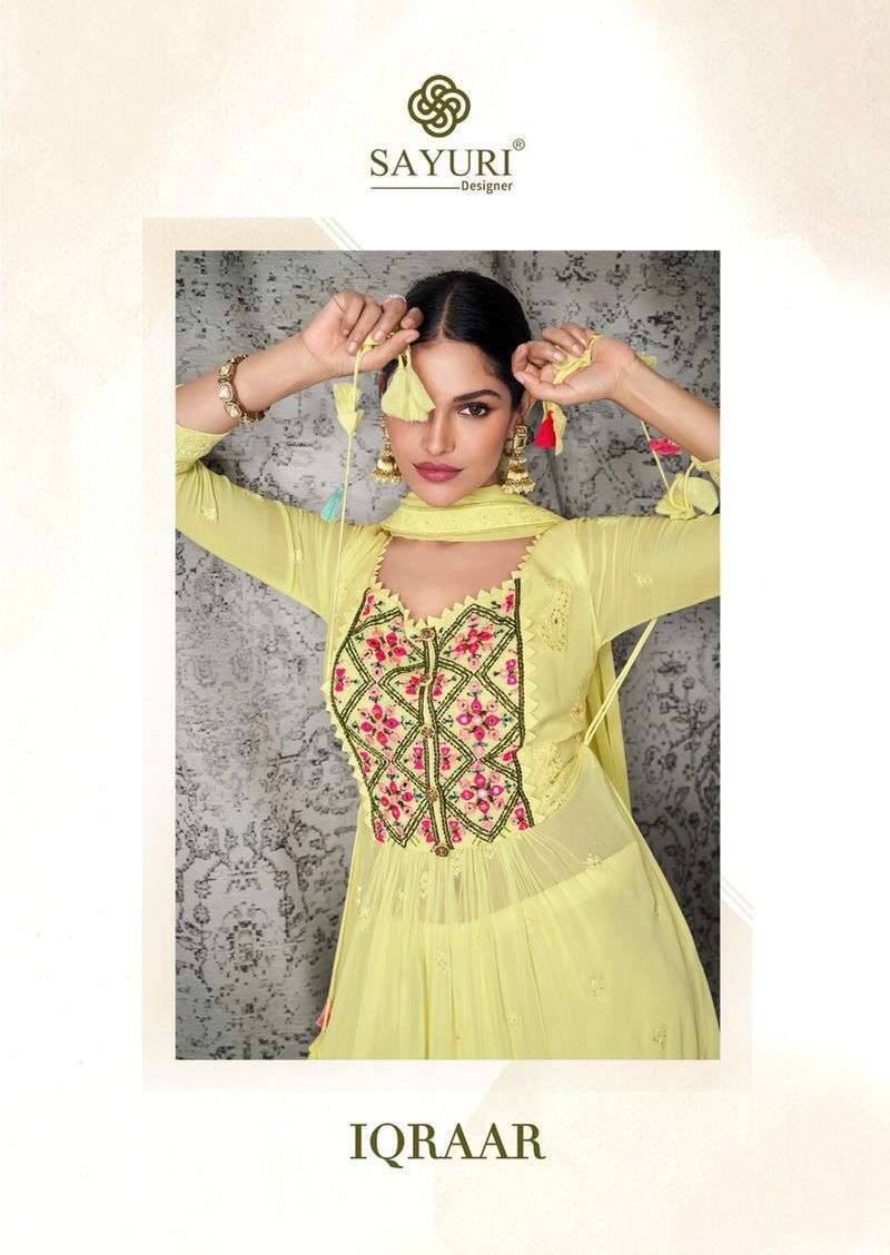 SAYURI DESIGNER PRESENT IQRAAR READYMADE DESIGNER SUITS IN WHOLESALE PRICE IN SURAT - SAI DRESSES