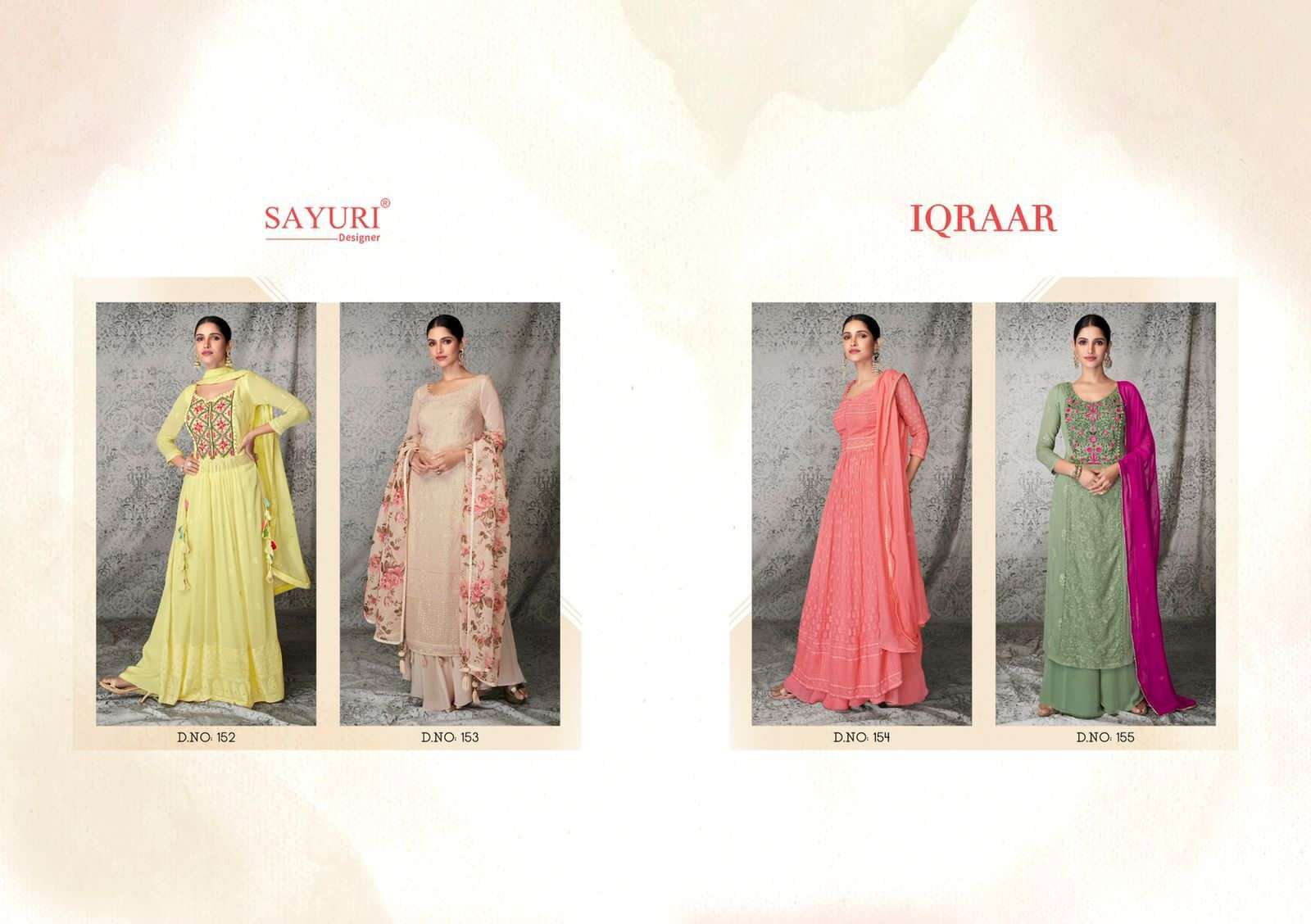 SAYURI DESIGNER PRESENT IQRAAR READYMADE DESIGNER SUITS IN WHOLESALE PRICE IN SURAT - SAI DRESSES