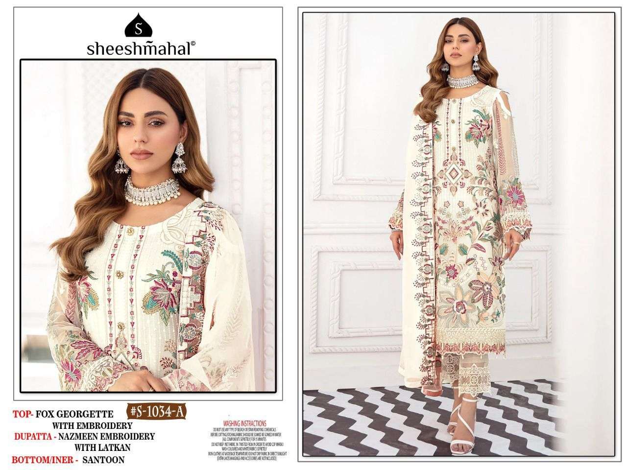 SHEESHMAHAL PRESENT RAMSHA HIT COLOURS VOL 1 SEMI STITCHED PAKISTANI DESIGNER SUITS IN WHOLESALE PRICE IN SURAT - SAI DRESSES