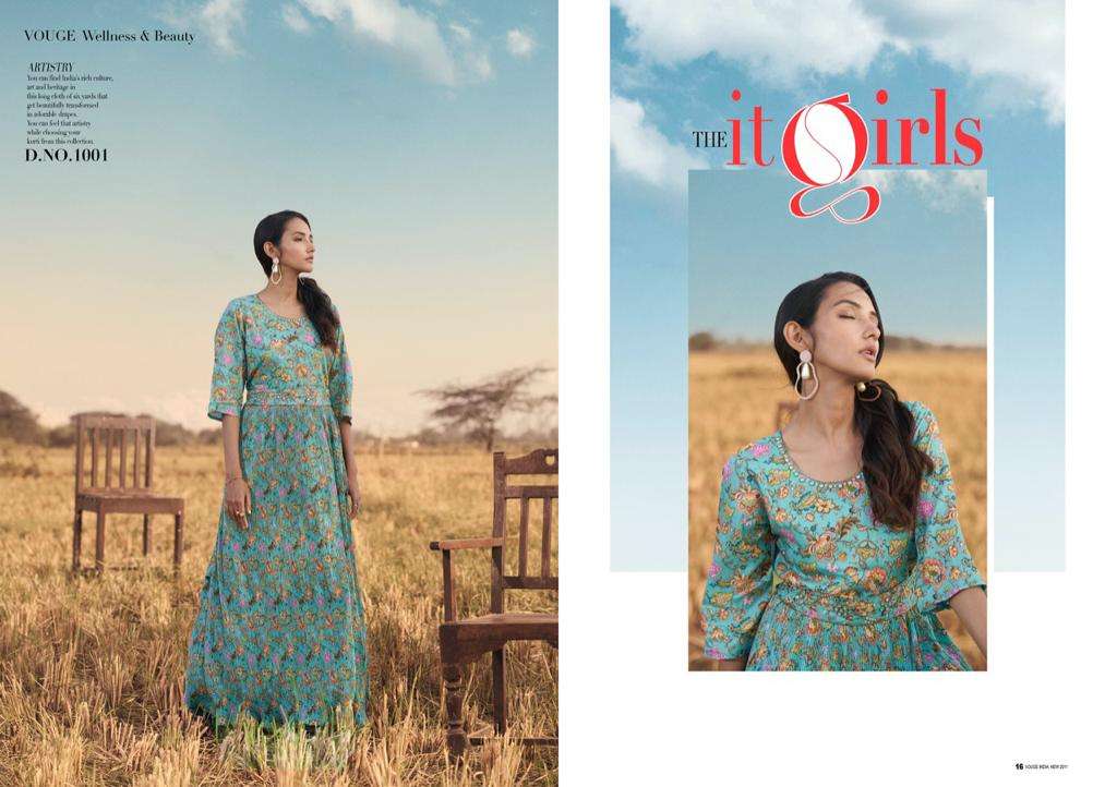 THE CONCH PRESENT DREAM GIRL FANCY LONG DESIGNER KURTIS IN WHOLESALE PRICE IN SURAT - SAI DRESSES
