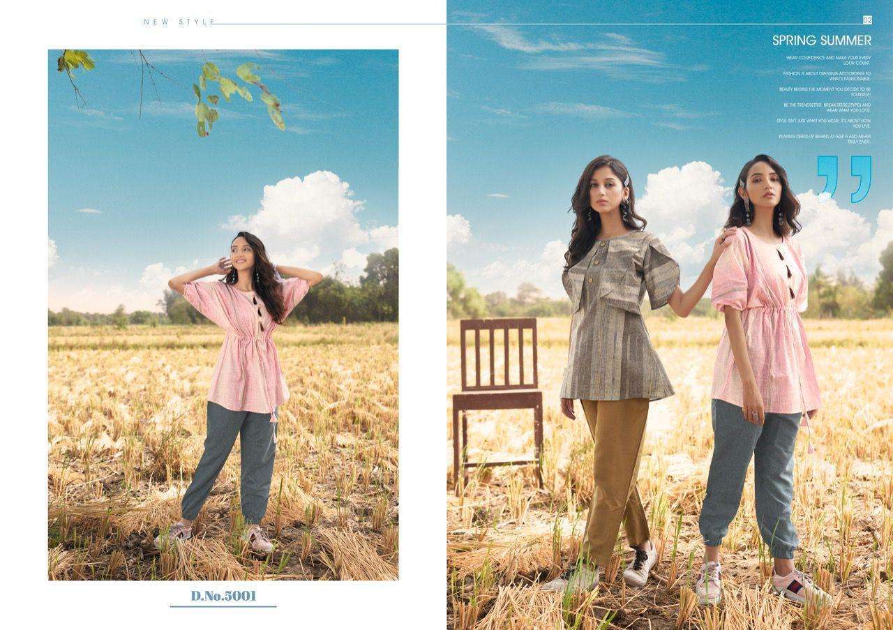 THE CONCH PRESENT WESTERN VOL 5 DAILY WEAR DESIGNER FANCY SHORT TOP WITH PANT IN WHOLESALE PRICE IN SURAT - SAI DRESSES