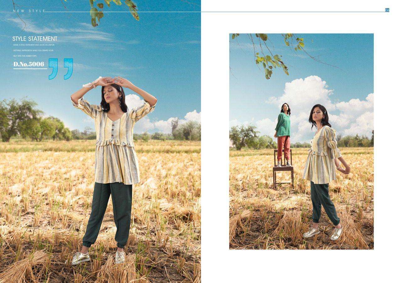 THE CONCH PRESENT WESTERN VOL 5 DAILY WEAR DESIGNER FANCY SHORT TOP WITH PANT IN WHOLESALE PRICE IN SURAT - SAI DRESSES