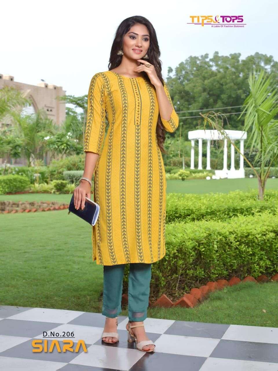 TIPS & TOPS PRESENT SIARA VOL 2 FULL STITCHED RAYON KURTI WITH PANT IN WHOLESALE PRICE IN SURAT - SAI DRESSES