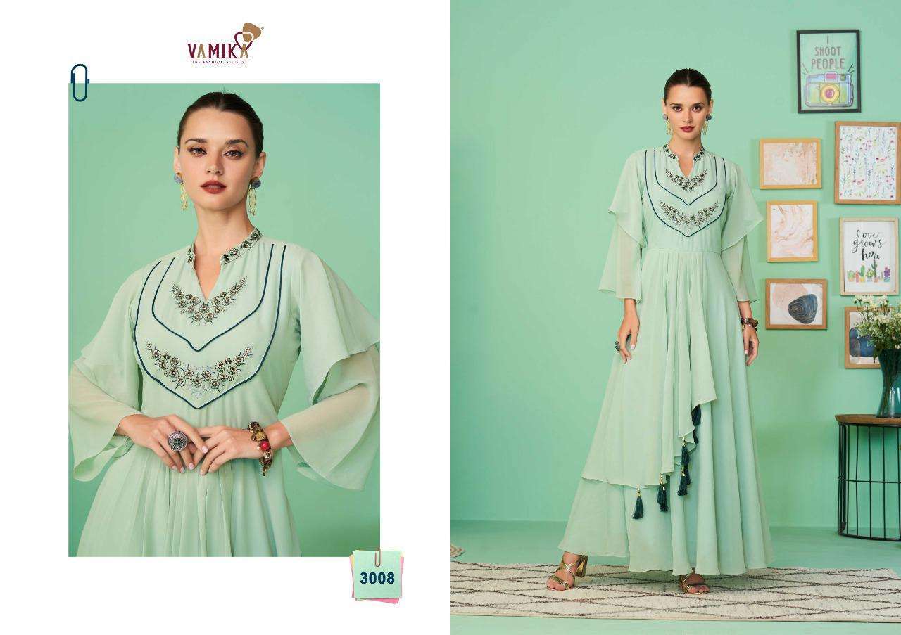 VAMIKA PRESENT GLAMORE SHINE VOL 2 READYMADE PARTY WEAR GOWNS IN WHOLESALE PRICE IN SURAT - SAI DRESSES