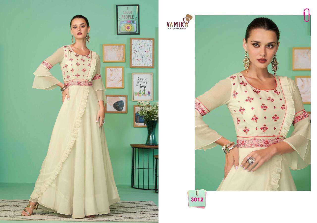 VAMIKA PRESENT GLAMORE SHINE VOL 2 READYMADE PARTY WEAR GOWNS IN WHOLESALE PRICE IN SURAT - SAI DRESSES