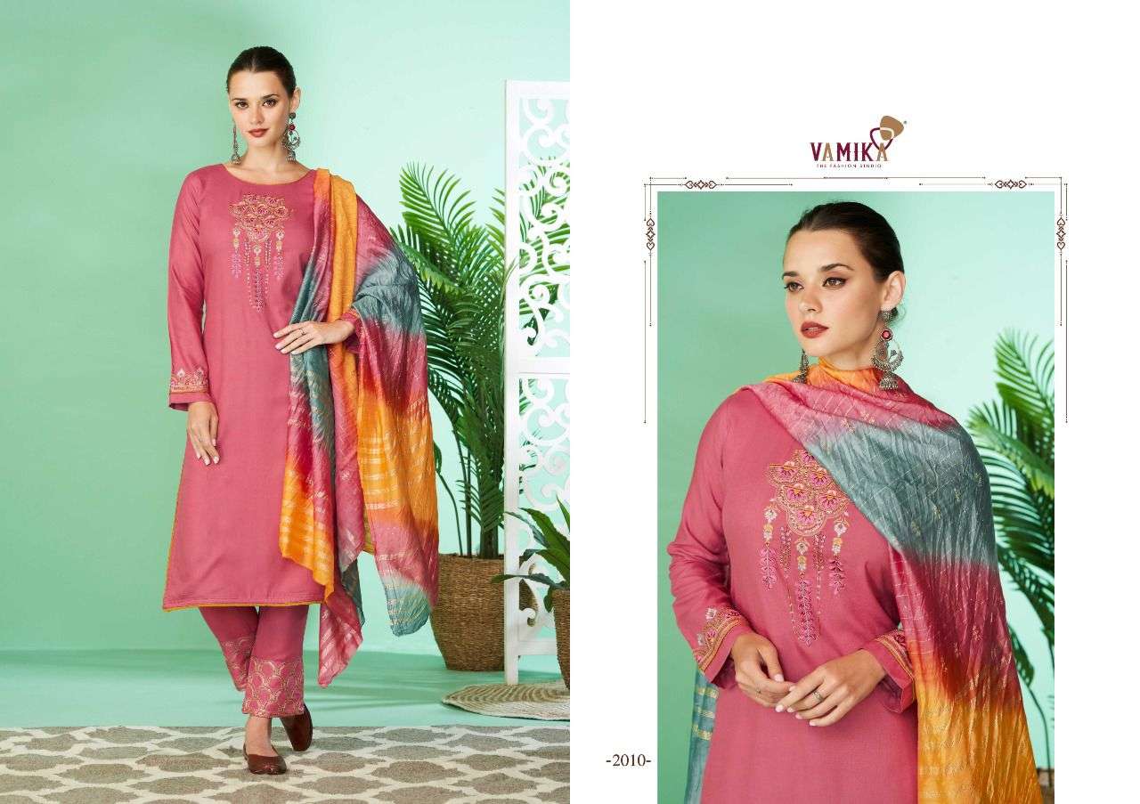 VAMIKA PRESENT RUHANA VOL 2 FESTIVE WEAR PANT STYLE READYMADE DESIGNER SUITS IN WHOLESALE PRICE IN SURAT - SAI DRESSES