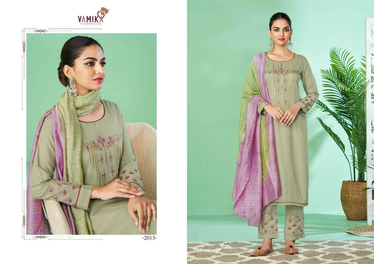 VAMIKA PRESENT RUHANA VOL 2 FESTIVE WEAR PANT STYLE READYMADE DESIGNER SUITS IN WHOLESALE PRICE IN SURAT - SAI DRESSES