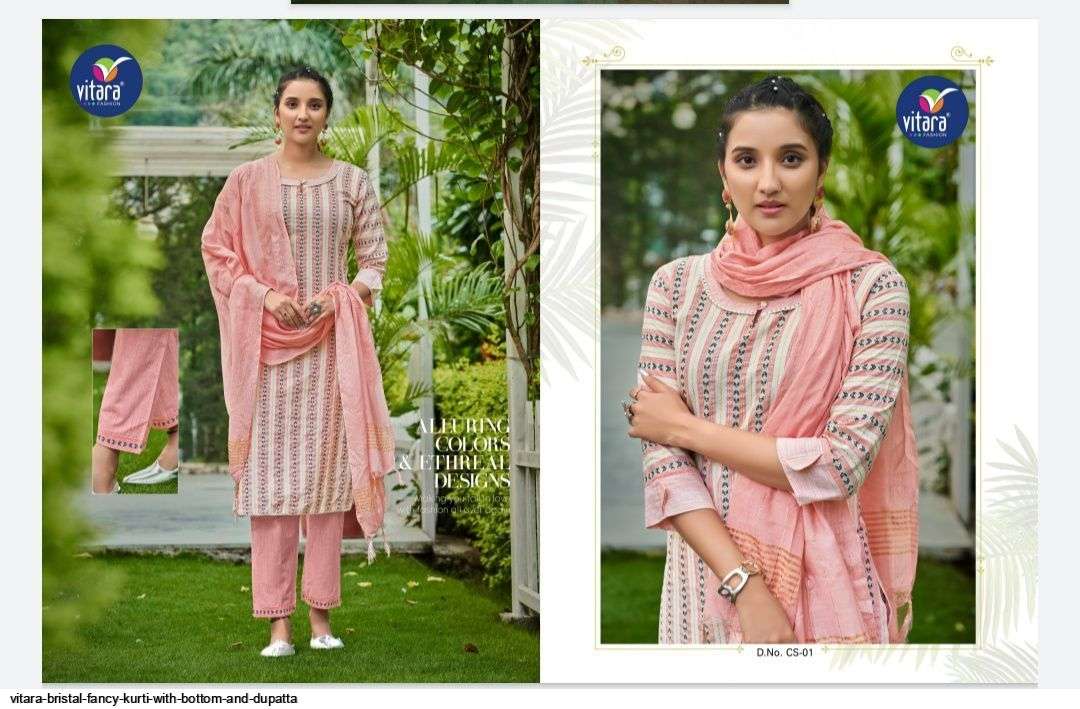 VITARA FASHION PRESENT BRESTEL READYMADE PANT STYLE FANCY DESIGNER SUITS IN WHOLESALE PRICE IN SURAT - SAI DRESSES