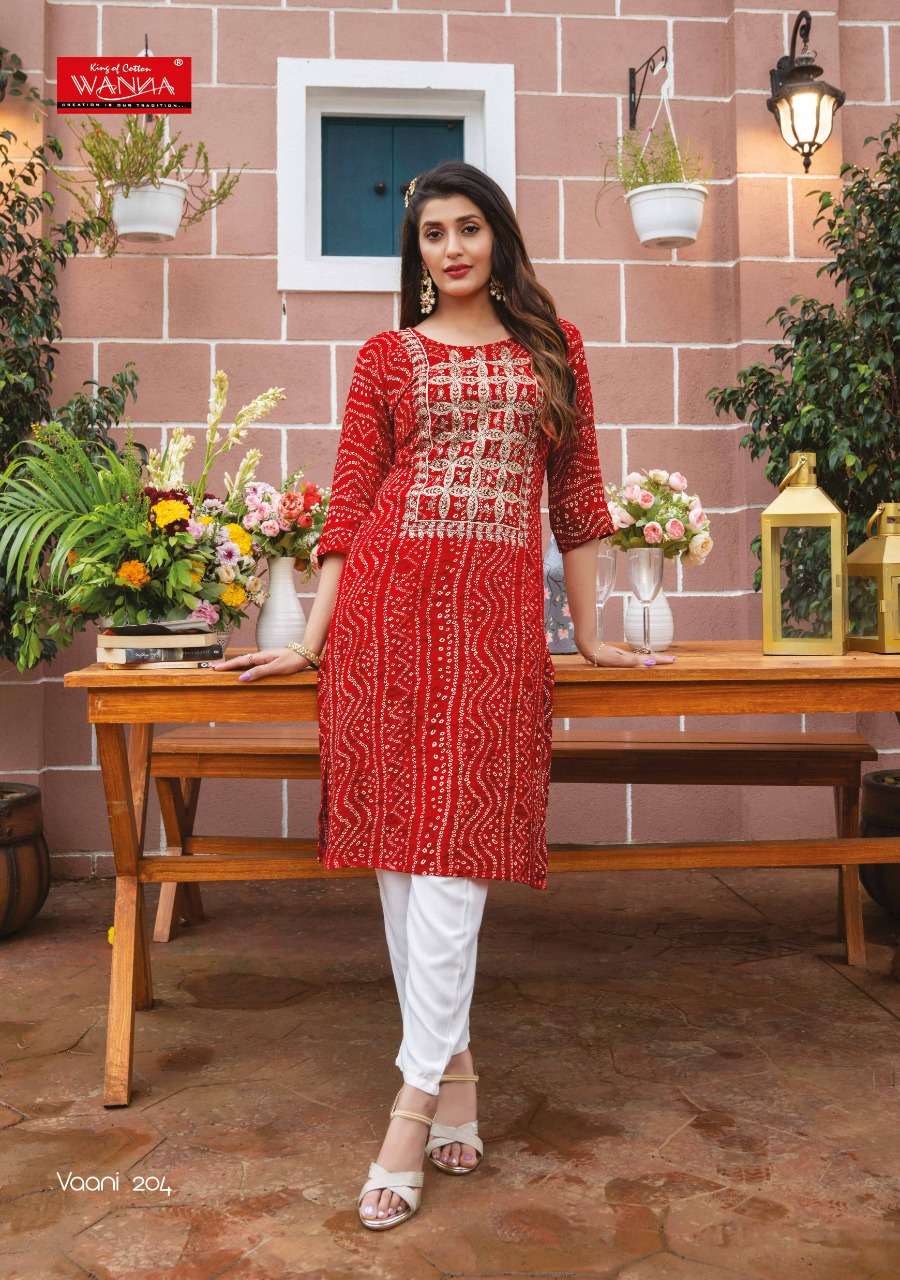 Bandhani Cotton Paneled Kurta with Ikat Patches & Potli Button Details –  Scarlet Thread