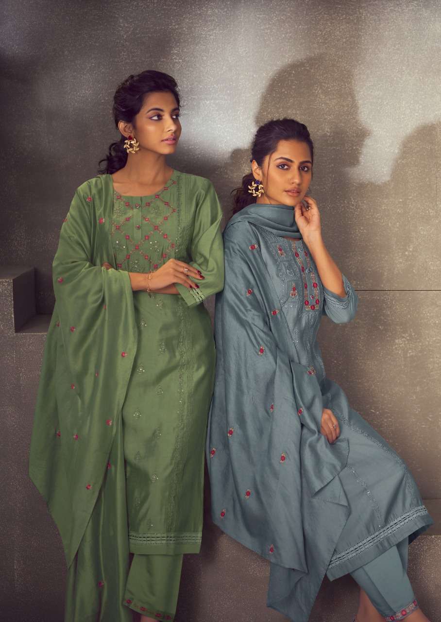 7 PEARLS PRESENT RHEA READYMADE FESTIVE WEAR PANT STYLE DESIGNER SUITS IN WHOLESALE PRICE IN SURAT - SAI DRESSES