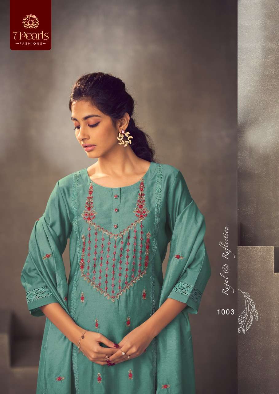 7 PEARLS PRESENT RHEA READYMADE FESTIVE WEAR PANT STYLE DESIGNER SUITS IN WHOLESALE PRICE IN SURAT - SAI DRESSES