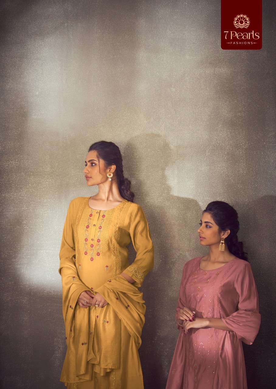 7 PEARLS PRESENT RHEA READYMADE FESTIVE WEAR PANT STYLE DESIGNER SUITS IN WHOLESALE PRICE IN SURAT - SAI DRESSES