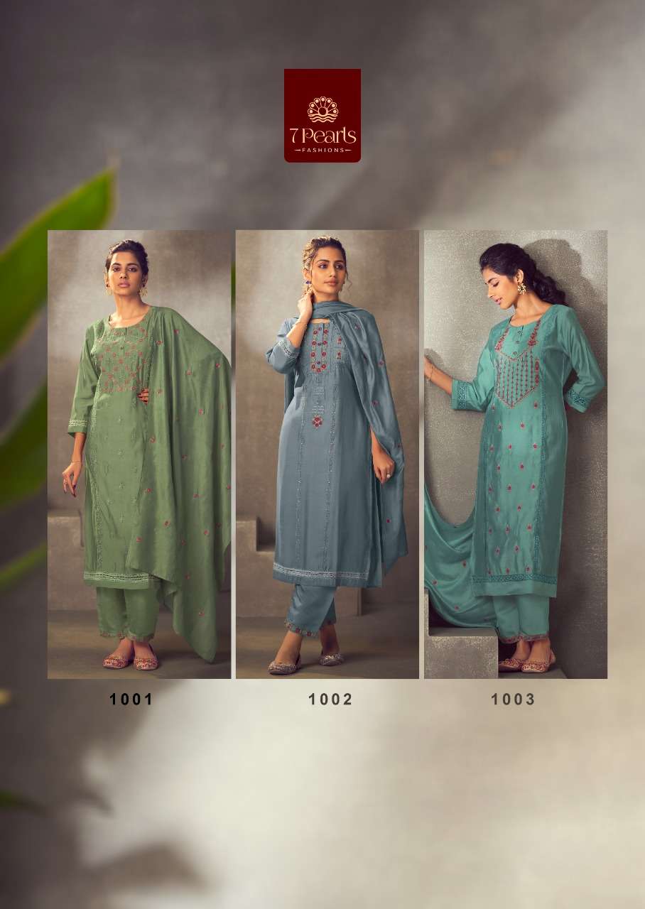 7 PEARLS PRESENT RHEA READYMADE FESTIVE WEAR PANT STYLE DESIGNER SUITS IN WHOLESALE PRICE IN SURAT - SAI DRESSES