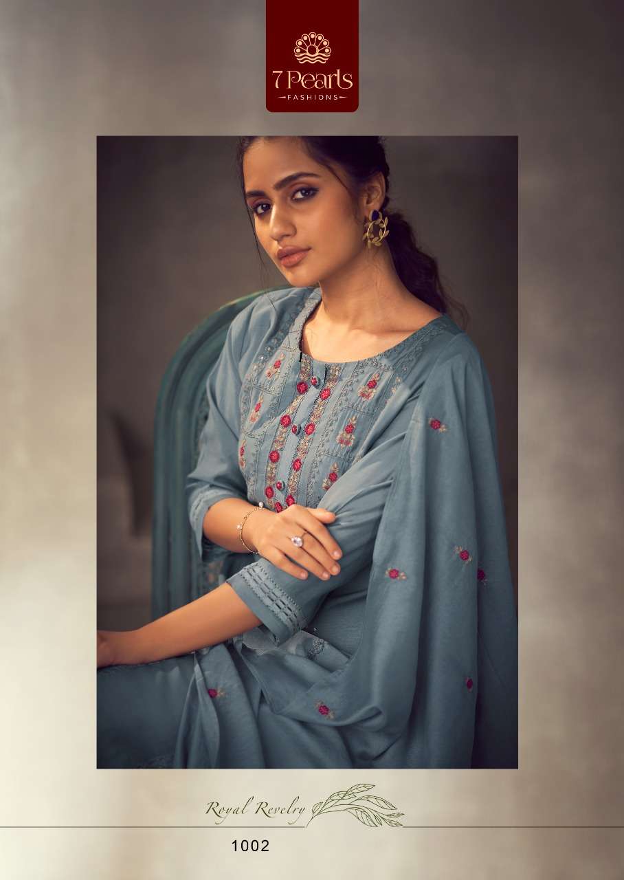 7 PEARLS PRESENT RHEA READYMADE FESTIVE WEAR PANT STYLE DESIGNER SUITS IN WHOLESALE PRICE IN SURAT - SAI DRESSES