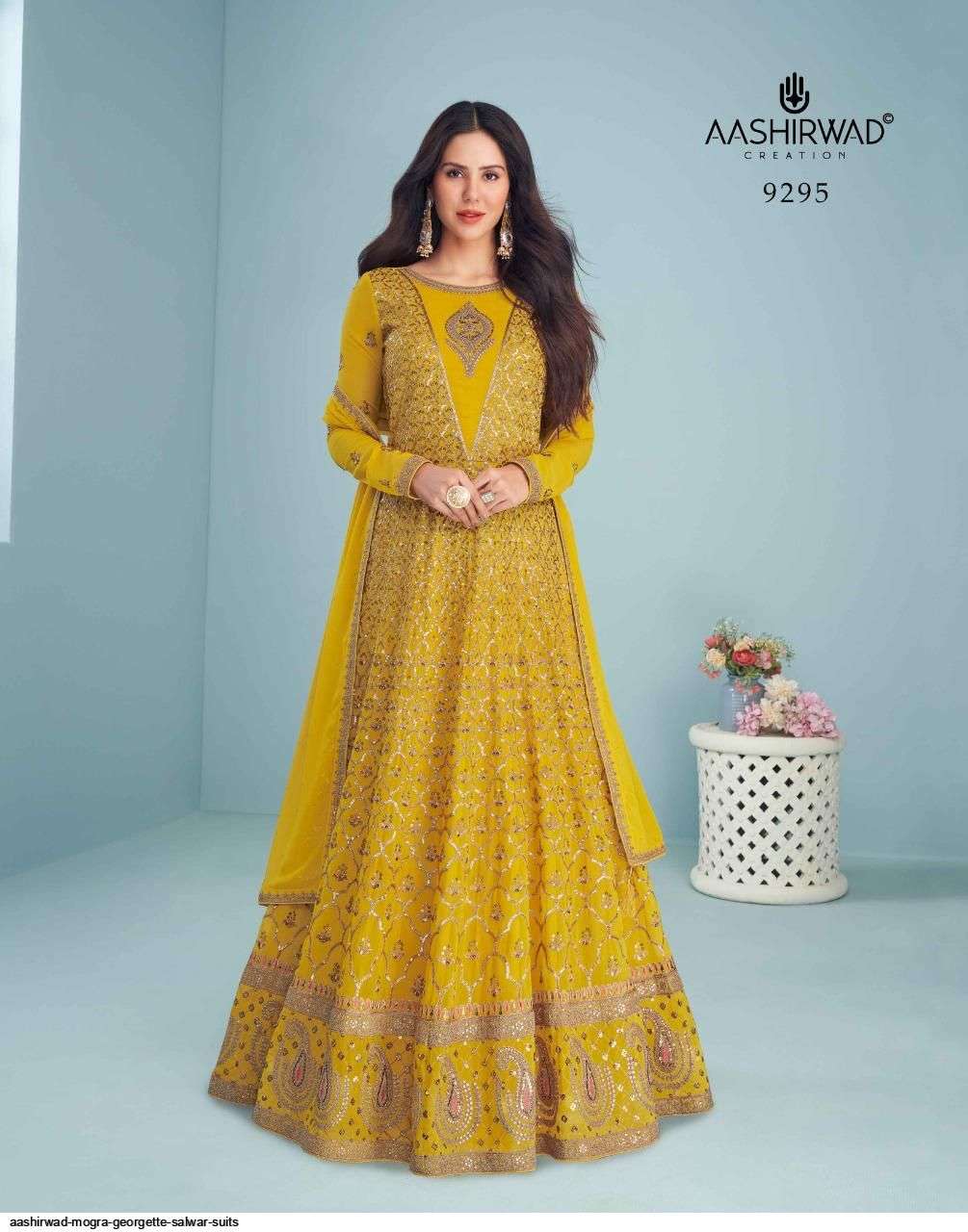 Aashirwad creation anarkali on sale suits