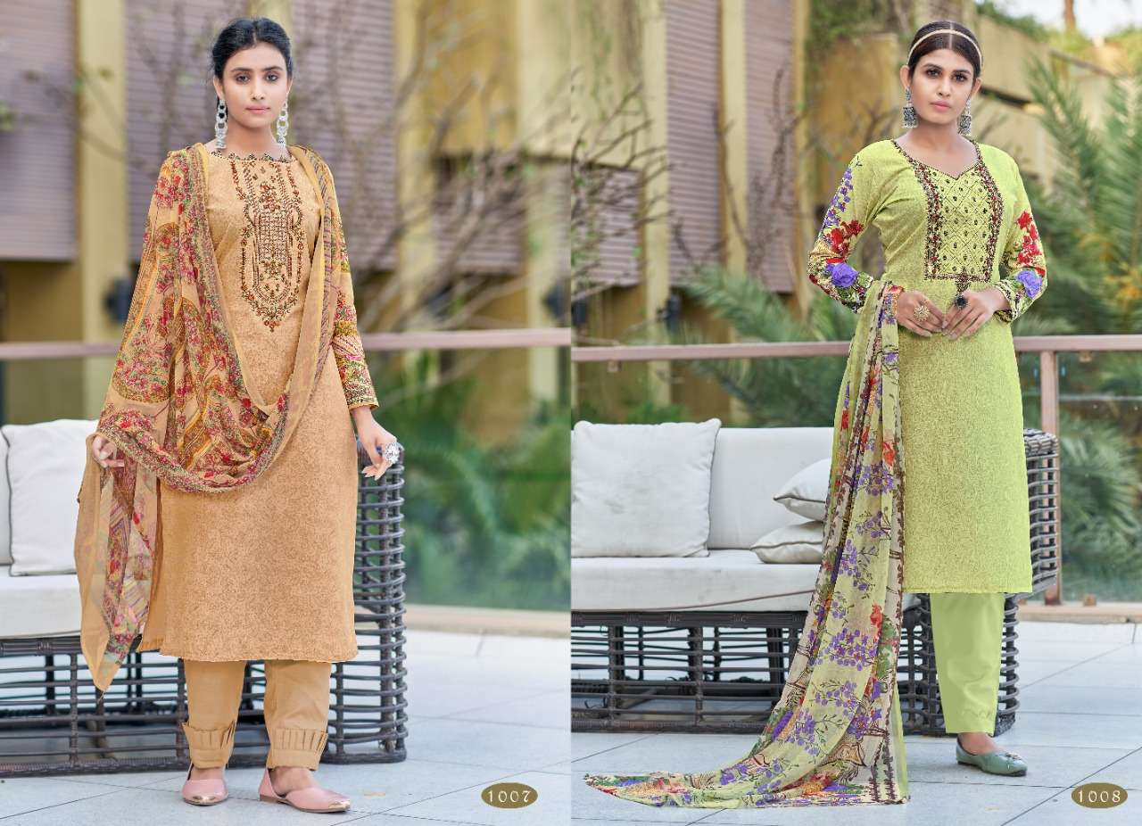 AMBICA TEX FAB PRESENT ABIDA DAILY WEAR SALWAR SUITS IN WHOLESALE RATE IN SURAT - SAI DRESSES