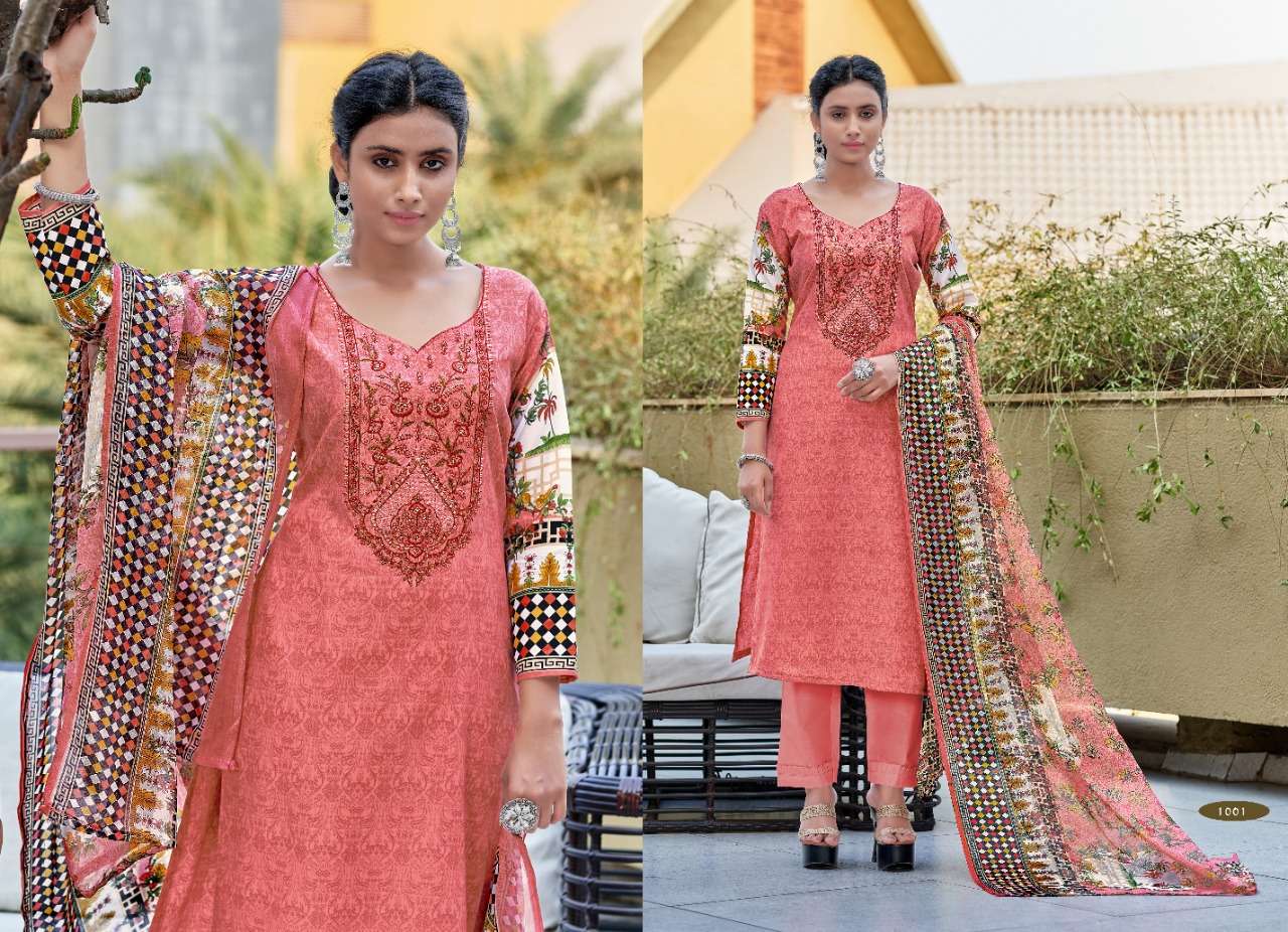 AMBICA TEX FAB PRESENT ABIDA DAILY WEAR SALWAR SUITS IN WHOLESALE RATE IN SURAT - SAI DRESSES