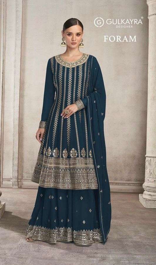 GULKAYRA DESIGNER PRESENT FORAM READYMADE GEORGETTE DESIGNER SUITS IN WHOLESALE PRICE IN SURAT - SAI DRESSES