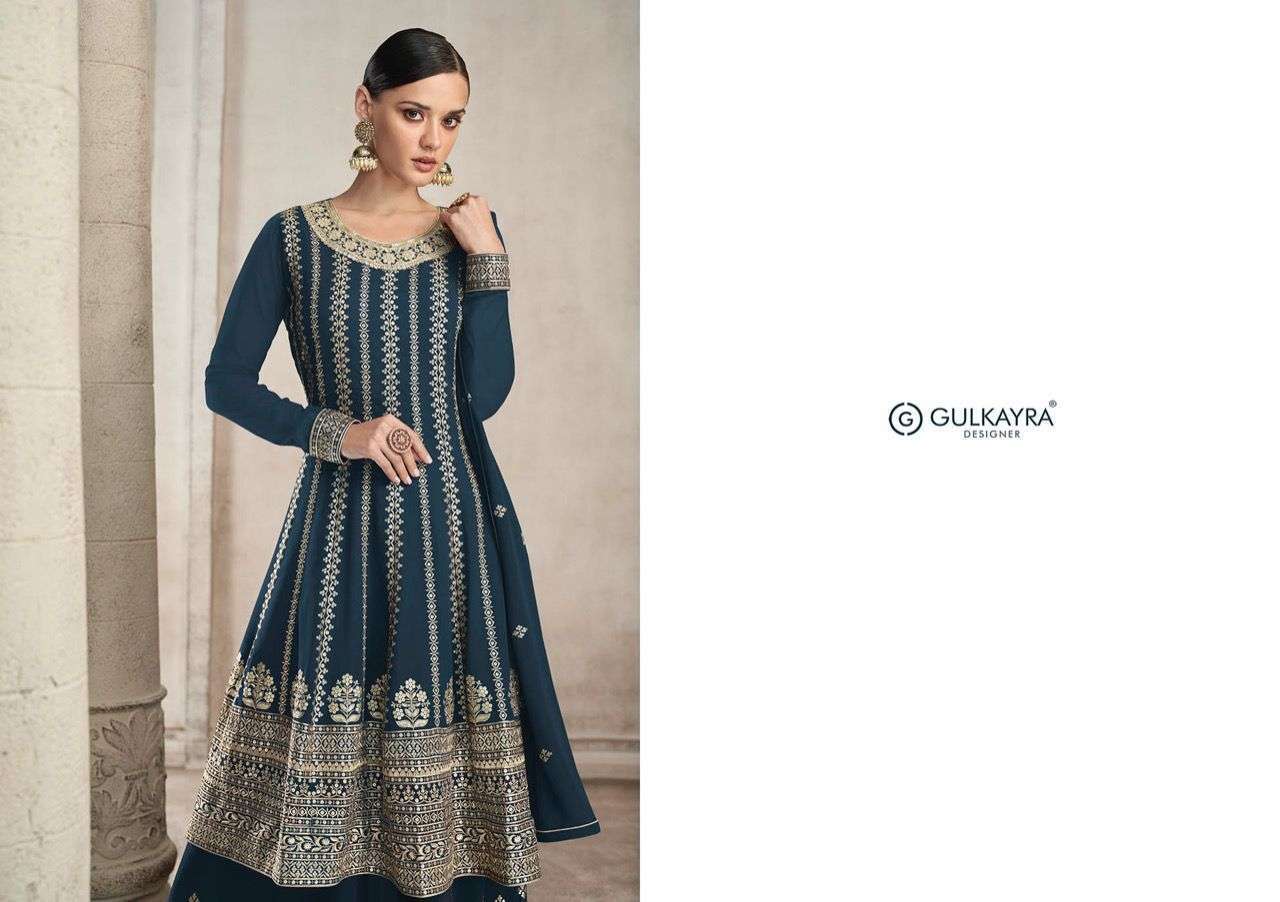 GULKAYRA DESIGNER PRESENT FORAM READYMADE GEORGETTE DESIGNER SUITS IN WHOLESALE PRICE IN SURAT - SAI DRESSES