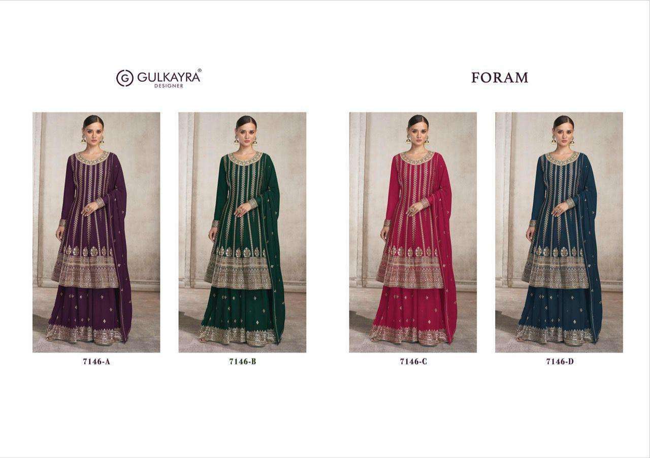 GULKAYRA DESIGNER PRESENT FORAM READYMADE GEORGETTE DESIGNER SUITS IN WHOLESALE PRICE IN SURAT - SAI DRESSES